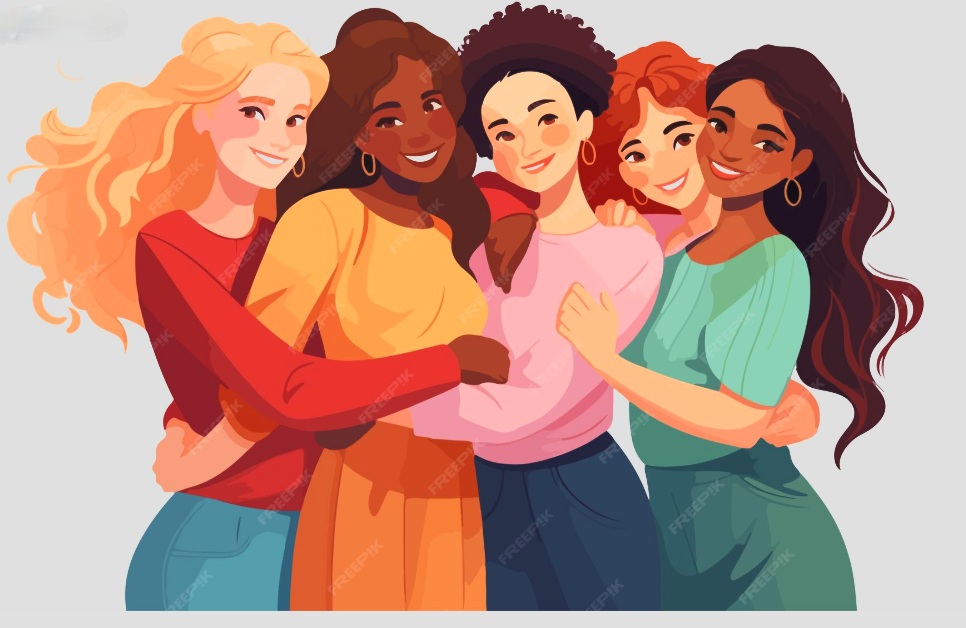 Foto representativa das mulheres